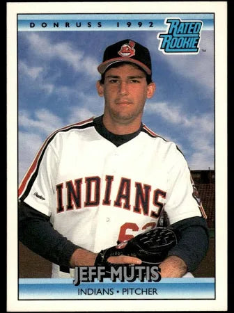1992 Donruss Rated Rookie Jeffrey Thomas Mutis Baseball Card #411