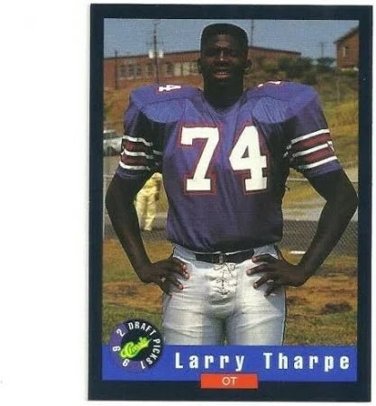 1992 Classic Draft Picks Larry Tharpe Football Card #71