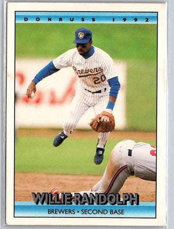 1992 Donruss Willie Larry Randolph Baseball Card #625