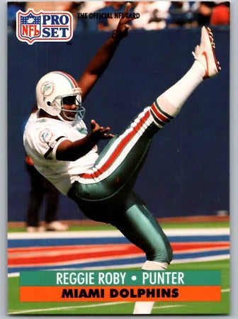 1991 NFL Pro Set Reggie Roby Football Card #832