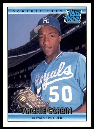 1992 Donruss Rated Rookie Archie Ray Corbin Baseball Card #400