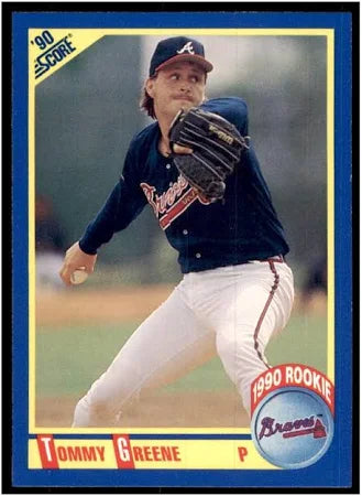 1990 Score Tommy Greene Baseball Card #640