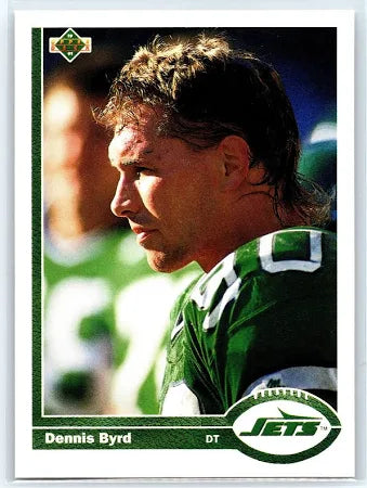 1991 Upper Deck Dennis Byrd Football Card #46