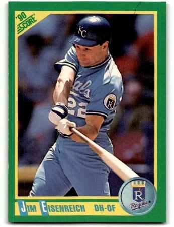 1990 Score Jim Eisenreich Baseball Card #179