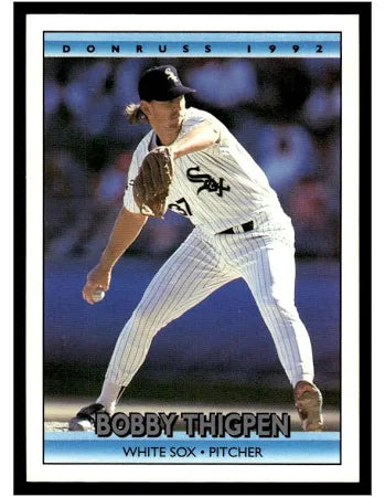 1992 Donruss Robert Thomas Thigpen Baseball Card #708