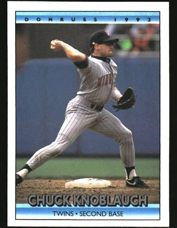 1992 Donruss Edward Charles Knoblauch Baseball Card #390