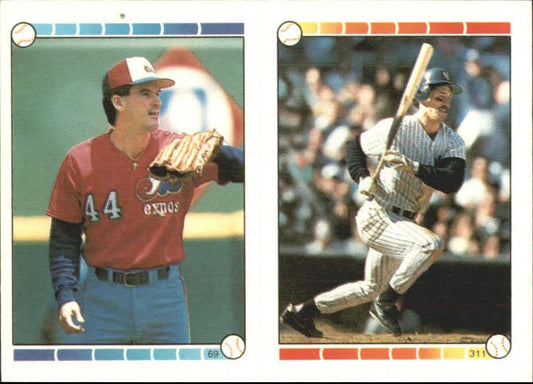 1989 Topps Super Star Sticker Roger Clemens Baseball Card #25