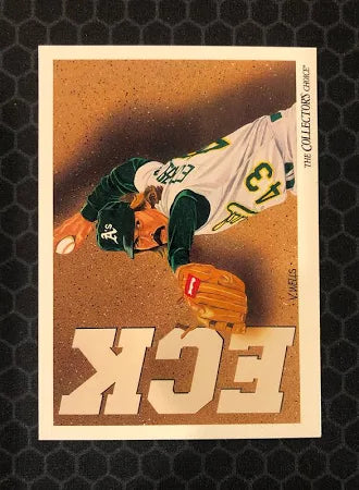 1993 Upper Deck Collectors Choice Athletics Checklist Baseball Card  #814