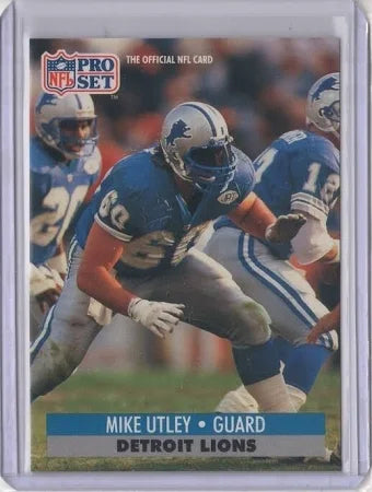 1991 NFL Pro Set Mike Utley Football Card #849