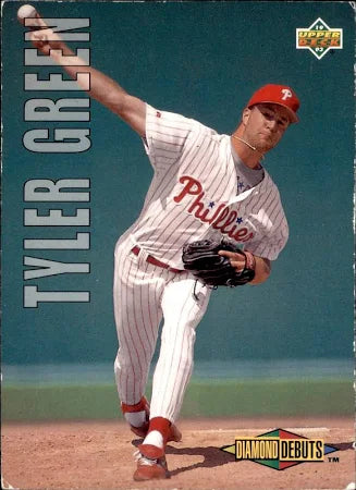 1993 Upper Deck Diamond Debuts Tyler Green Baseball Card #505
