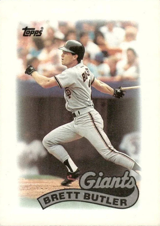 1989 Topps Brett Butler Baseball Card #40