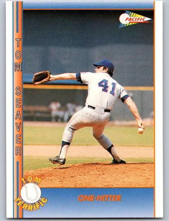 1992 Pacific Tom Terrific Tom Seaver One-Hitter Baseball Card #33