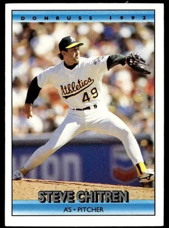 1992 Donruss Stephen Vincent Chitren Baseball Card #385