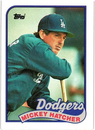 1989 Topps Mickey Hatcher Baseball Card #483