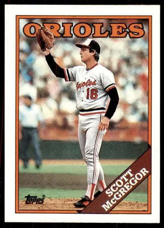 1988 Topps Scott McGregor Baseball Card #419