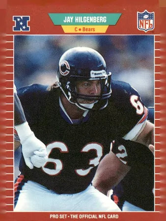 1989 NFL Pro Set Jay Hilgenberg Football Card #42