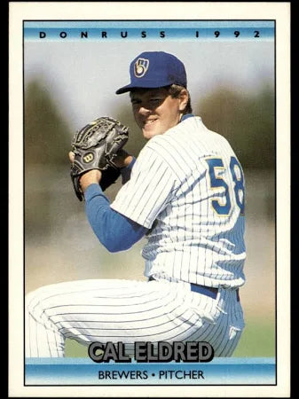 1992 Donruss Calvin John Eldred Baseball Card #718