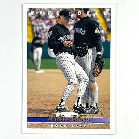 1993 Upper Deck Willie Blair Baseball Card #720