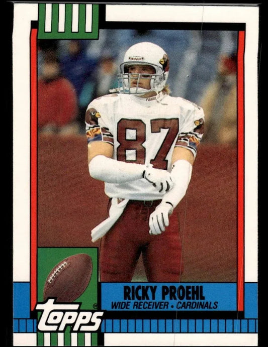 1990 Topps Ricky Proehl Football Card #121T