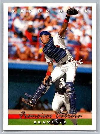 1993 Upper Deck Francisco Cabrera Baseball Card #611