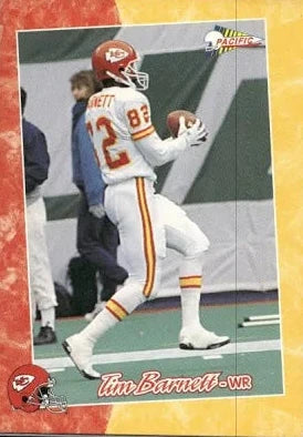 1993 Pacific Tim Barnett Football Card #339