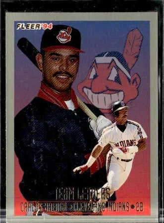 1993 Fleer Team Leaders  Carlos Baerga Baseball Card #5 of 28