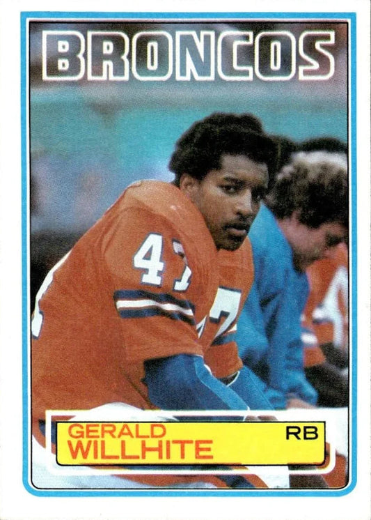 1983 Topps Gerald Willhite Football Card #270