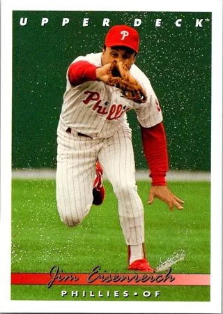 1993 Upper Deck Jim Eisenreich Baseball Card #800