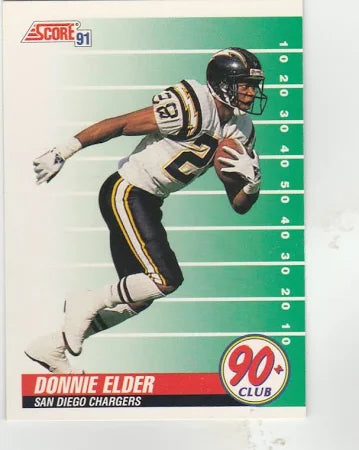 1991 Score Donnie Elder Football Card #324
