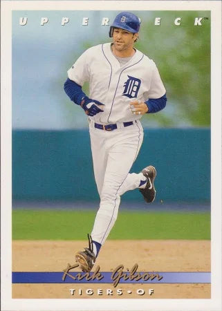 1993 Upper Deck Kirk Gibson Baseball Card #766
