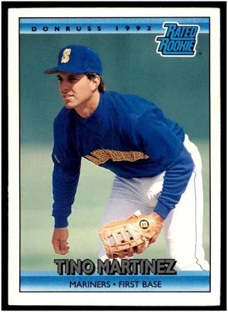 1992 Donruss Rated Rookie Constantino Martinez Baseball Card #410