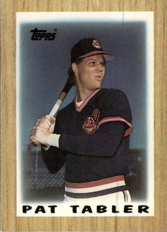 1987 Topps Pat Tabler Baseball Card #52