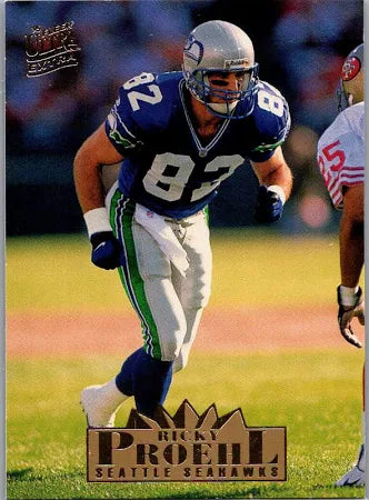 1995 Fleer Ricky Proehl Football Card #406