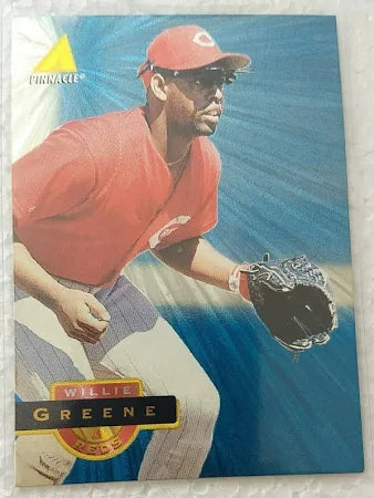 1994 Pinnacle Willie Greene Baseball Card #522
