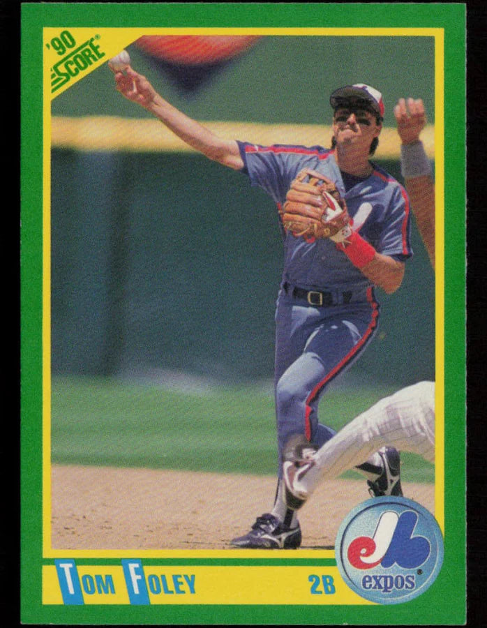 1990 Score Tom Foley Baseball Card #32