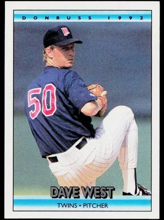1992 Donruss David Lee West Baseball Card #638
