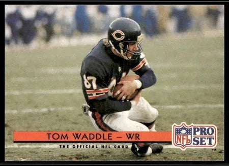 1992 NFL Pro Set Tom Waddle Football Card #125