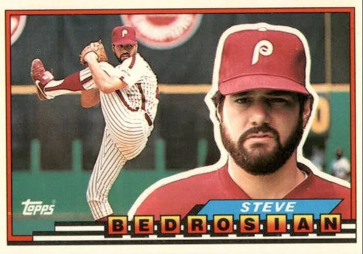 1989 Topps Stephen Wayne Bedrosian Baseball Card #137