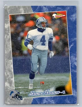1992 Pacific Jason Hanson Football Card #100