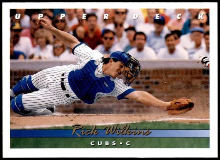 1993 Upper Deck Rick Wilkins Baseball Card #598