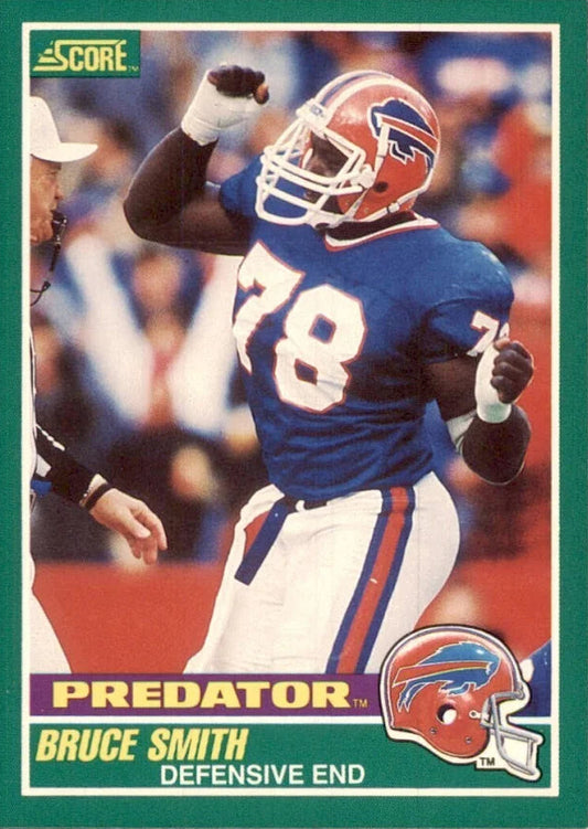 1989 Score Bruce Smith Football Card #325