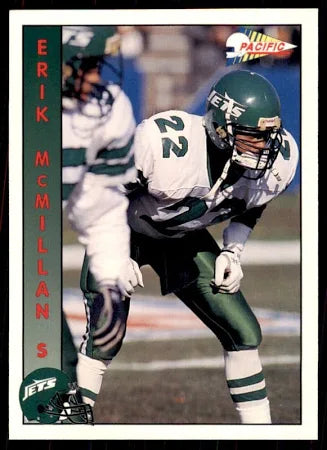 1992 Pacific Erik McMillan Football Card #553
