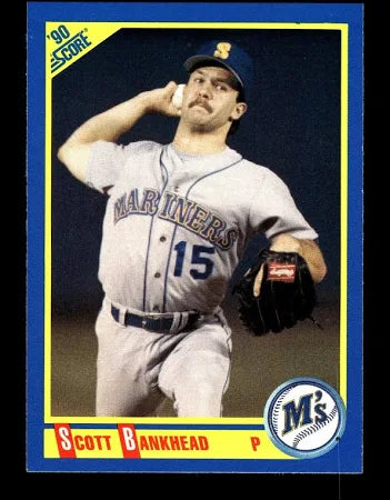 1990 Score Scott Bankhead Baseball Card #555