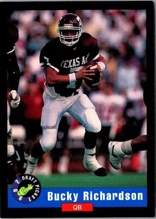 1992 Classic Draft Picks Bucky Richardson Football Card #52