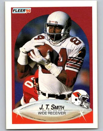 1990 Fleer J.T. Smith Football Card #340