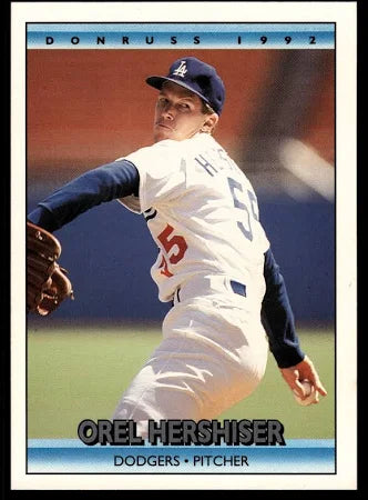 1992 Donruss Orel Leonard Hershiser IV Baseball Card #247