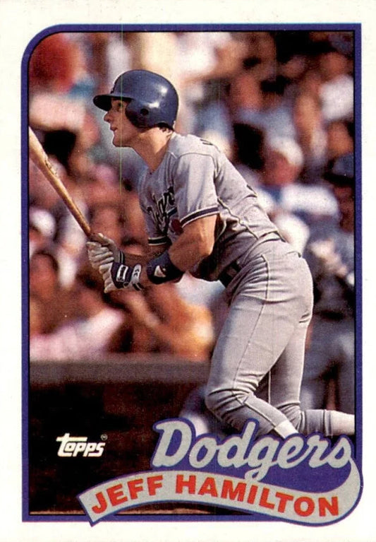 1989 Topps Jeff Hamilton Baseball Card #736