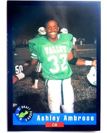 1992 Classic Draft Picks Ashley Ambrose Football Card #29