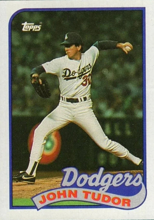 1989 Topps John Tudor Baseball Card #697