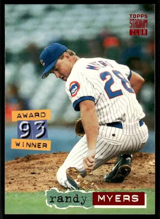 1994 Topps Stadium Club Randy Myers Baseball Card #162